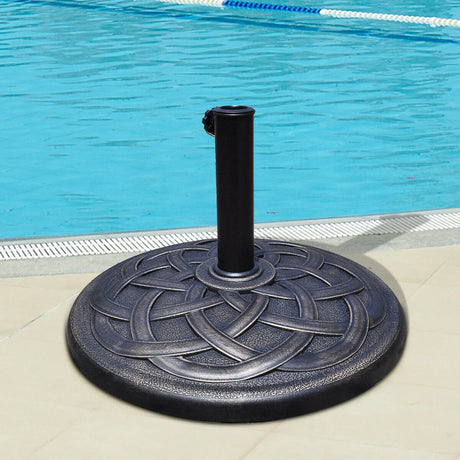 Umbrella Base Stand with Rust Free Resin for Backyard