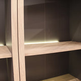 Cabinet Light Prismatic Lighting (460mm, 2-Pack, Inc GB Plug)