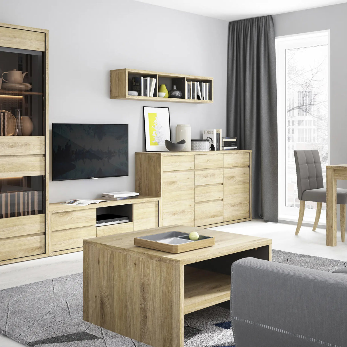 Shetland 2 Door 6 Drawer Chest