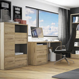 Shetland 3 Drawer Desk in Oak