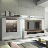 Toronto Low Glazed 2 Door Display Cabinet with Internal Shelves (Plexi Light)