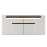 Toronto Wide Sideboard 4 Doors 2 Drawers with LED