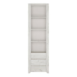 Angel Tall Narrow 3 Drawer Bookcase