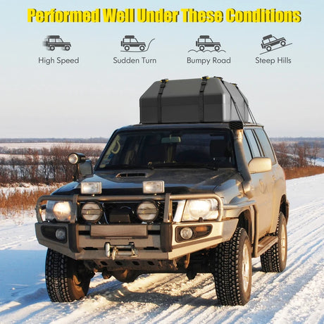 Car roof bag with 0.4 m3 volume, waterproof roof luggage bag, roof box with door hook, combination lock and non-slip mat