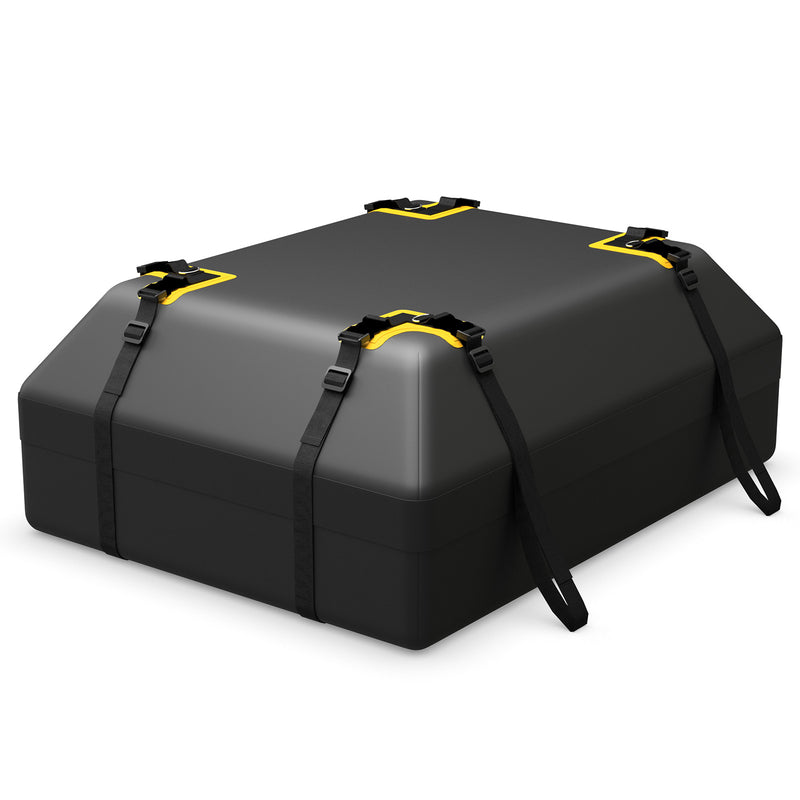 Car roof bag with 0.4 m3 volume, waterproof roof luggage bag, roof box with door hook, combination lock and non-slip mat
