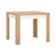Lyon Small extending dining table 90/180cm in Riviera Oak/White High Gloss
