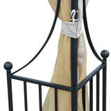 Outsunny 3 x 3(m) Garden Gazebo Patio Party Tent Shelter Outdoor Canopy Double Tier Sun Shade Metal Frame Netting, Beige