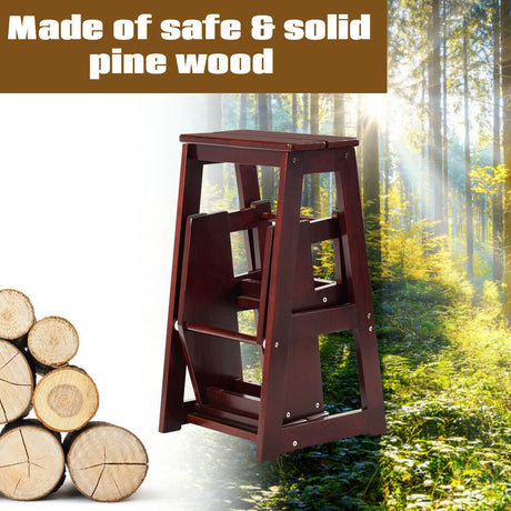 Folding Step Stool for Adults and Kids