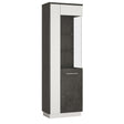Zingaro Tall Glazed Display Cabinet Right Hand