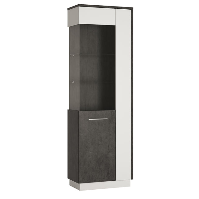 Zingaro Tall Glazed display cabinet (LH)