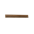 Brolo 197cm Wall Shelf in Walnut and Dark Panel Finish