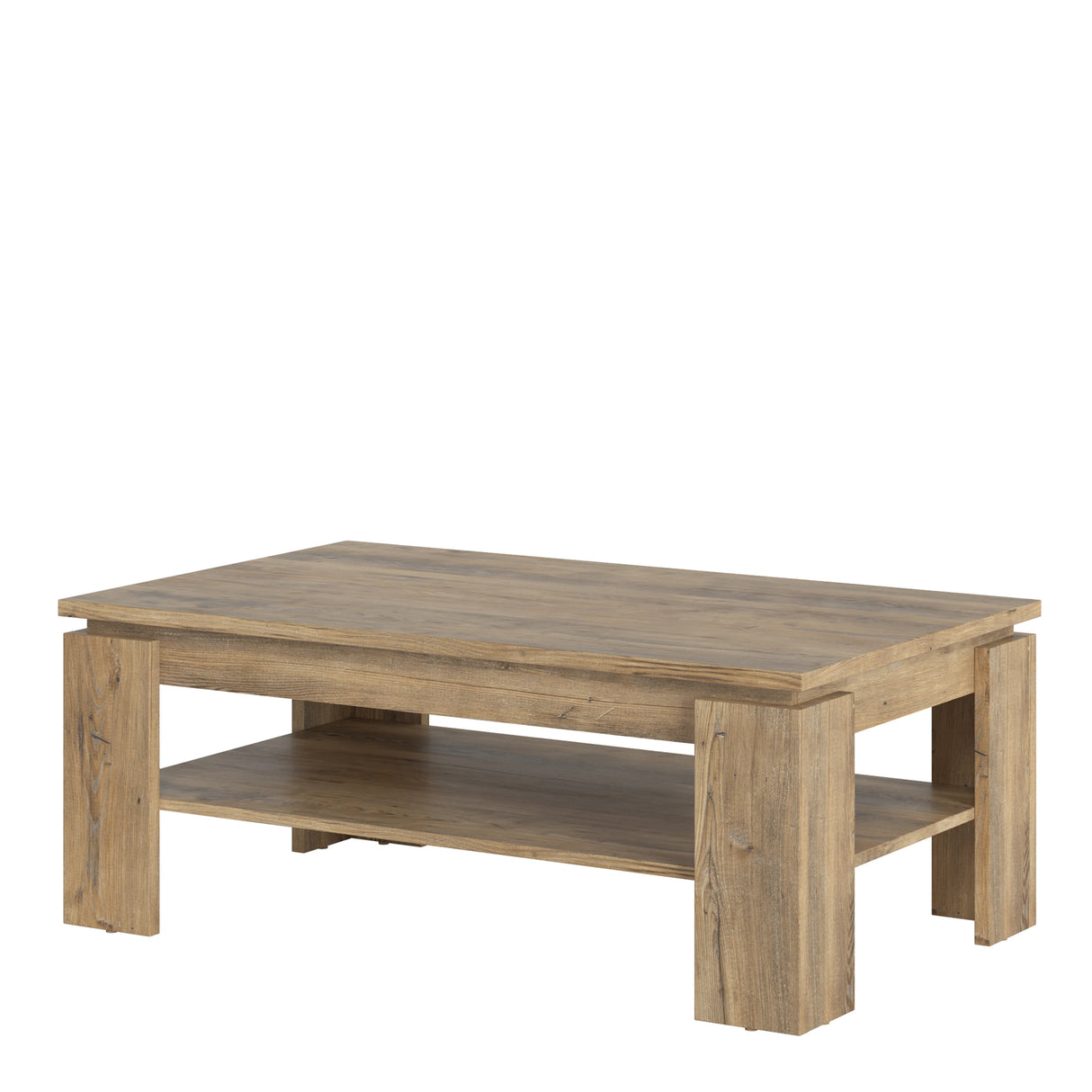 Rapallo Large Coffee Table Chestnut and Matera Grey