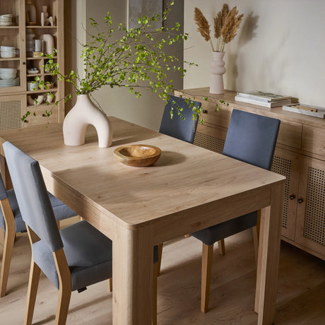 Cestino Extending Dining Table 160-200cm In Jackson Hickory Oak
