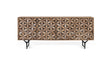 Giner and Colomer  Mango Wood Sideboard With Metal Accents