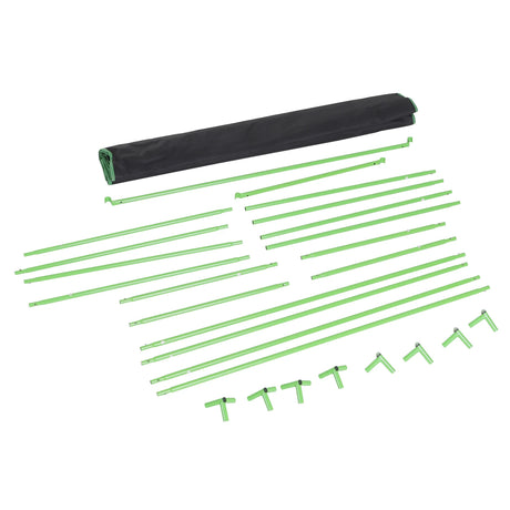 Outsunny Grow Tent Reflective Mylar Hydroponic with Adjustable Vents and Floor Tray for Indoor Plant Growing, 120 x 60 x 150 cm (47" x 23.5" W x 59")