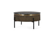Giner and Colomer  Coffee Table With Mango Wood, Marble & Bronze Finish