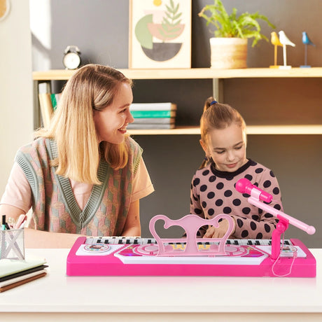 49 Keys Kids Piano Keyboard for Kids 3+-Pink