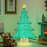 4FT Pre-lit Artificial Christmas Tree with 520 LED Lights and Top Star