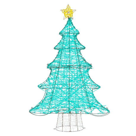 4FT Pre-lit Artificial Christmas Tree with 520 LED Lights and Top Star
