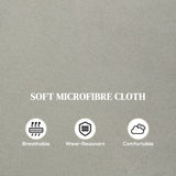 HOMCOM 140 Manual Reclining Armchair, with Footrest - Grey