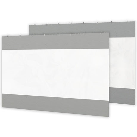 Outsunny Set of Two 3 x 2m Replacement Pergola Panels - Grey