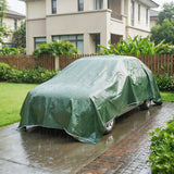 Outsunny 4 x 6m Waterproof Tarpaulin, 90GSM Tear-Resistant PE Tarp with Reinforced Grommets, UV Protected Cover