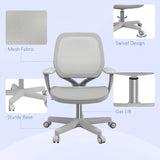 Vinsetto 44-56cm Mesh Back Office Chair - Grey