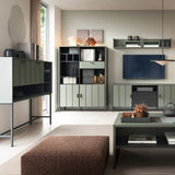 Arundel Bar Table 1 Flap in Green/Grey