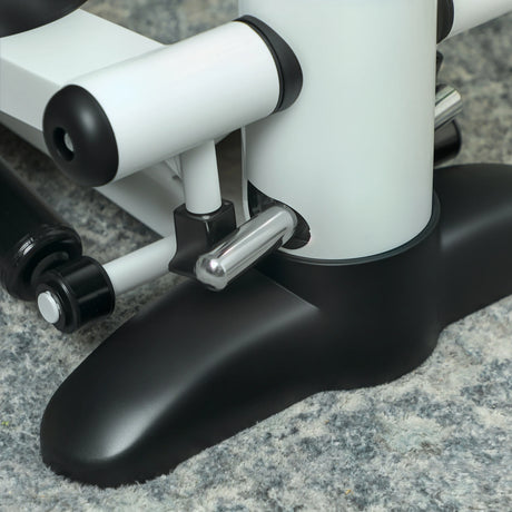 SPORTNOW Mini Stepper Machine, with LCD Monitor, Non-Slip Pedals, White