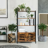 Industrial Storage Shelf with 2 Shutter Doors