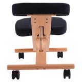 Adjustable Relieving Back and Neck Pain Knee Chair Stool with Thick Comfortable Cushion