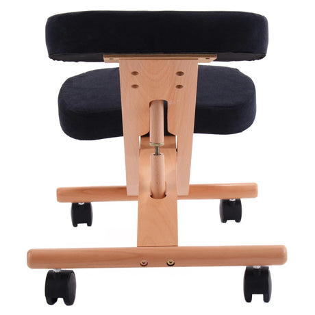 Adjustable Relieving Back and Neck Pain Knee Chair Stool with Thick Comfortable Cushion