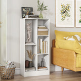 5-Cube Freestanding Storage Bookshelf with 2 Anti-Tipping Kits-White