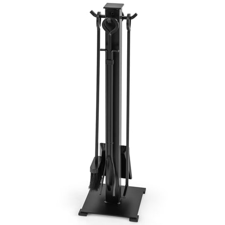 5 Pieces Fireplace Iron Fire Place Tool Set