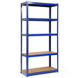 1.8m Warehouse Shelving for Books and Kitchenware-Blue
