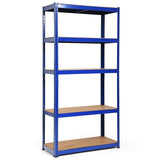 1.8m Warehouse Shelving for Books and Kitchenware-Blue