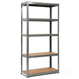1.8m Warehouse Shelving for Books and Kitchenware-Gray