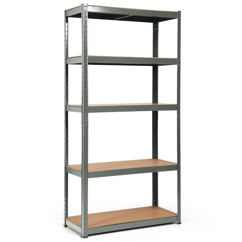 1.8m Warehouse Shelving for Books and Kitchenware-Gray