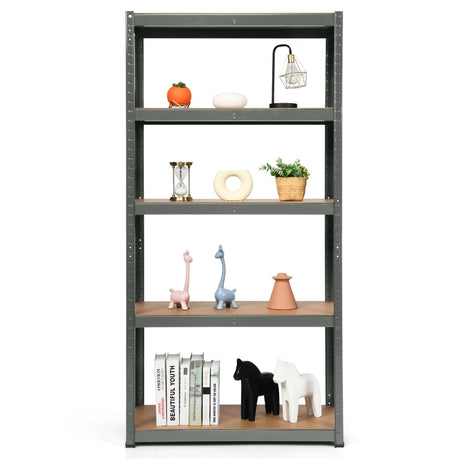1.8m Warehouse Shelving for Books and Kitchenware-Gray