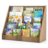 5 Tier Kids Bookshelf with Anti-Toppling Devices for Kids Room-Navy