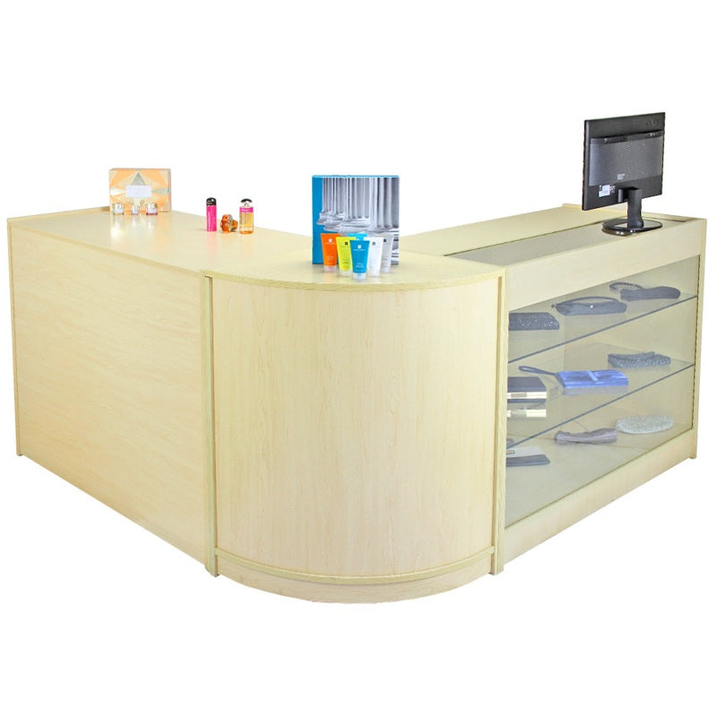 Saturn Maple Shop Counter & Retail Display Set