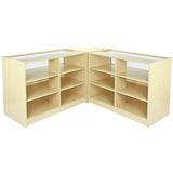 Libra Maple Shop Counter & Retail Display Set