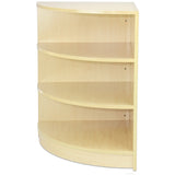 Maple Shop Shelving Corner Unit