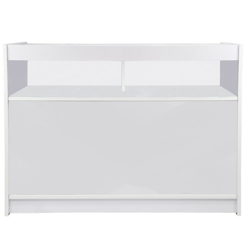 B1200 Retail Shop Counter - Brilliant White