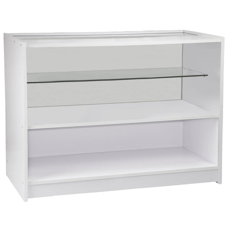 C1200 Retail Shop Counter - Brilliant White