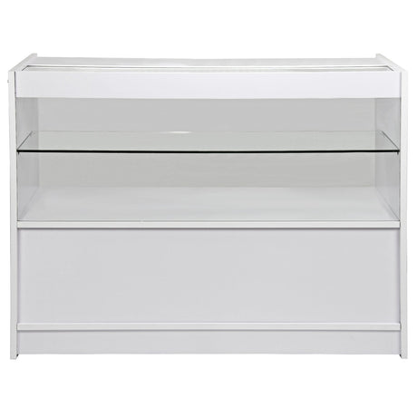 C1200 Retail Shop Counter - Brilliant White