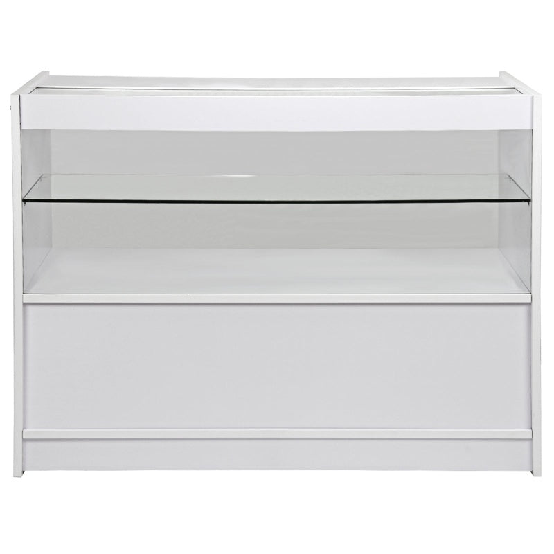 C1200 Retail Shop Counter - Brilliant White