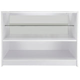 C1200 Retail Shop Counter - Brilliant White