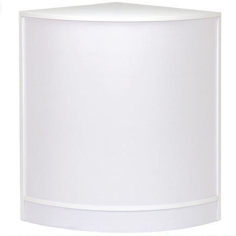 Retail Shop Corner Counter CM60 - White