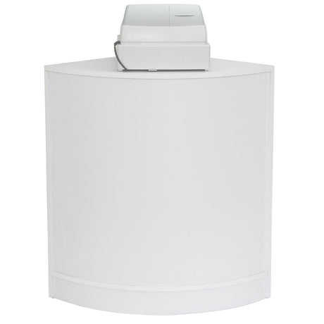 Retail Shop Corner Counter CM60 - White
